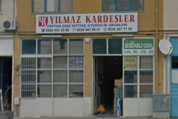 Yılmaz Kardeşler Toptan Gıda İhtiyaç & Temizlik Ürünleri Bursa Şehrimizde Gıda ve Temizlik Malz. Toptancılığı Yapmaktadır.
