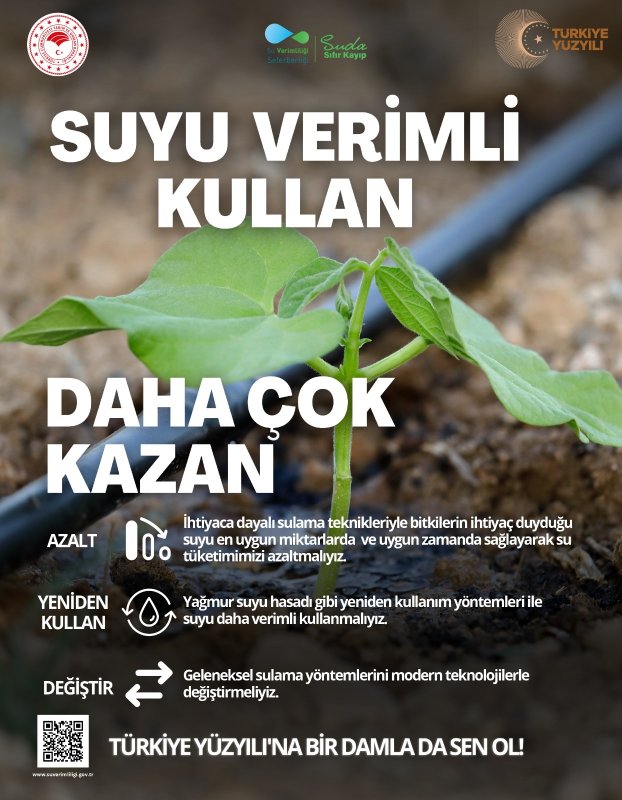 Tarım ve Orman Bakanlığından suyun verimli kullanımı için vatandaşlara çağrı 1 – 1695009552 620 Tarim ve Orman Bakanligindan suyun verimli kullanimi icin vatandaslara cagri