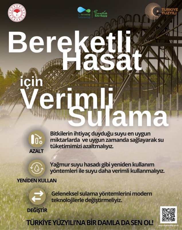 Tarım ve Orman Bakanlığından suyun verimli kullanımı için vatandaşlara çağrı 3 – 1695009552 852 Tarim ve Orman Bakanligindan suyun verimli kullanimi icin vatandaslara cagri