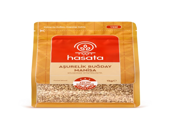 Hasata, yeni ürünü Manisa aşurelik buğday ile  paylaşmanın tadına tat katıyor