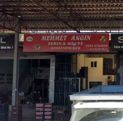 Mehmet Angın Komisyon Evi Mersin Toptancı Halinde Sebze - Meyve Komisyonculuğu Yapmaktadır.